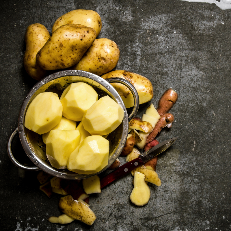 Todo lo que necesitas saber sobre las patatas peladas